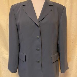 Style & Co Petite Olive Green Blazer Jacket 14